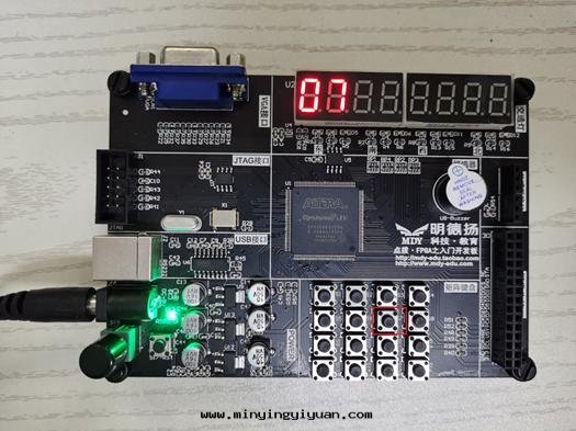 「每周FPGA案(àn)例」至(zhì)簡設計(jì)系(xì)列_矩阵(zhèn)按鍵檢测